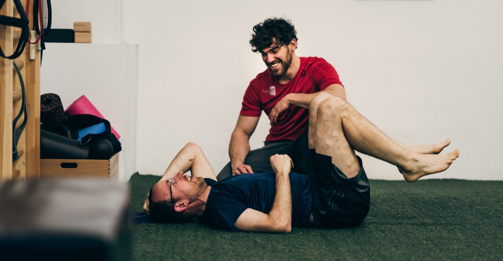 Persönliche Trainingsbetreuung und Motivation durch den Personal Trainer